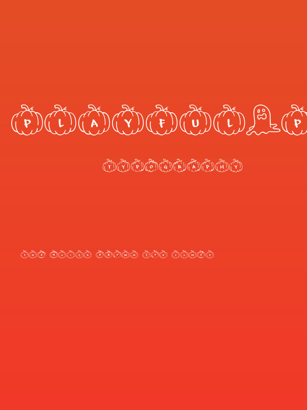 Playful*Pumpkins Poster