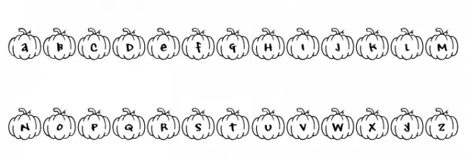 Playful*Pumpkins Caratteri MINUSCOLO
