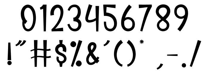 Playful Santa Font OTHER CHARS