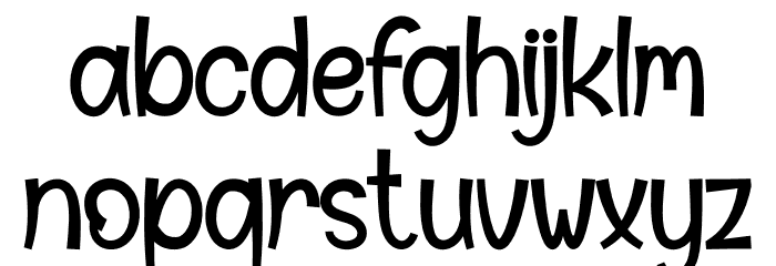 Playful Santa Font LOWERCASE