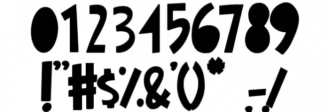 Playful Time Font OTHER CHARS