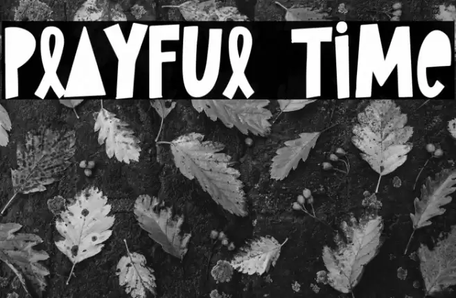 Playful Time Шрифта examples