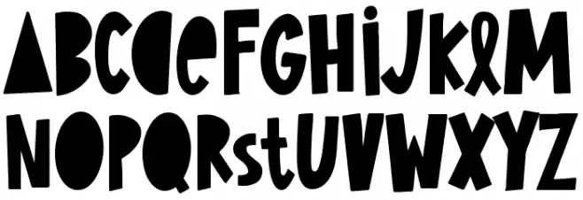 Playful Time Font Litere mici