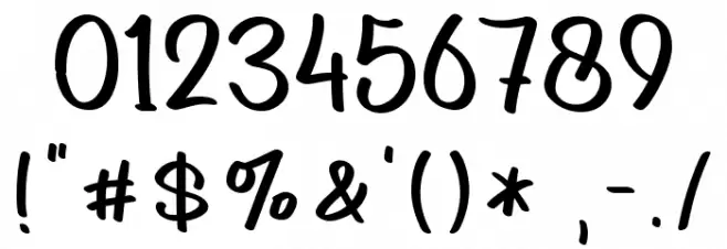 Playful Type - Personal Use フォント その他の文字
