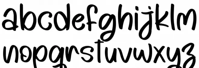 Playful Type - Personal Use フォント 小文字