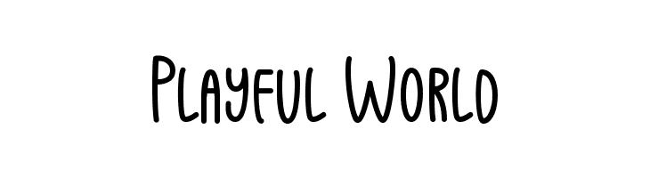 Playful World  フリーフォントのダウンロード