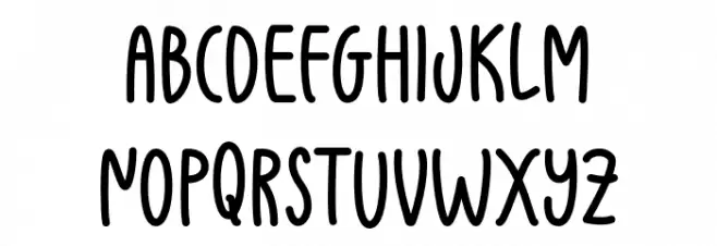 Playful World फ़ॉन्ट लोअरकेस