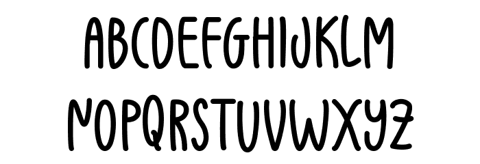 Playful World Font LOWERCASE