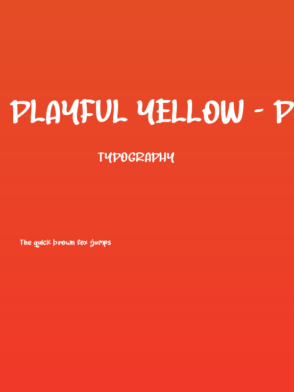 Playful Yellow - Personal Use Poster