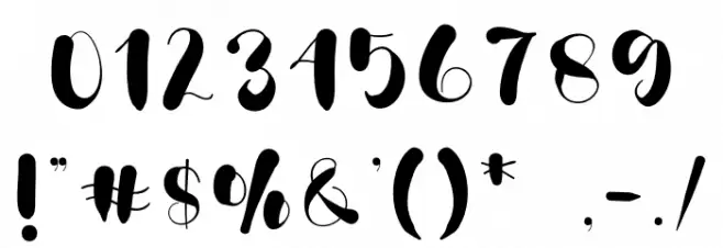 Playful Font OTHER CHARS