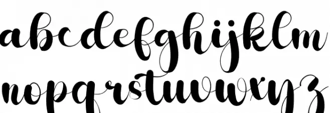 Playful Font LOWERCASE