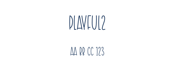 Playful2 Font Preview