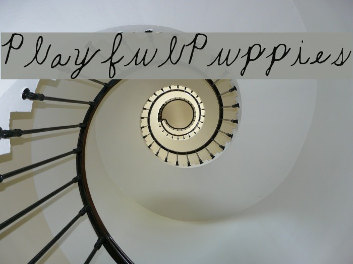 Playful_Puppies Font examples