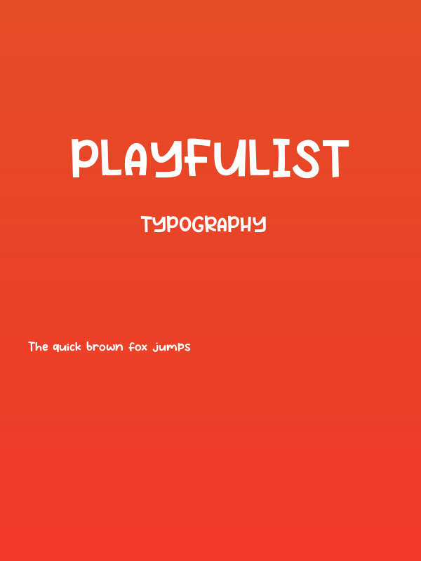 Playfulist Poster