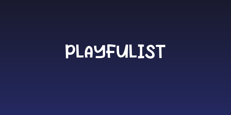 Playfulist Social Header