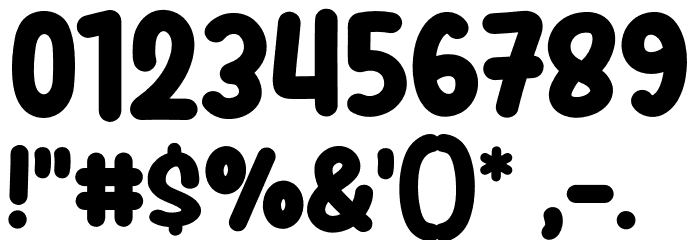 Playfull Daily Font OTHER CHARS