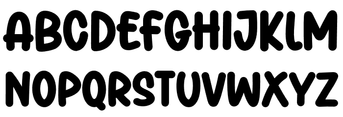 Playfull Daily Font UPPERCASE