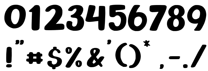 Playfull Regular Font OTHER CHARS