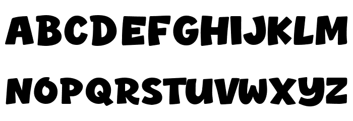 Playfull Rocket Font UPPERCASE