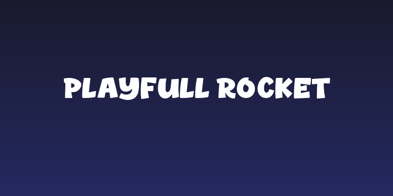 Playfull Rocket Social Header