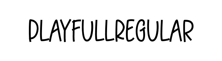PlayfullRegular  Descarca Fonturi Gratis