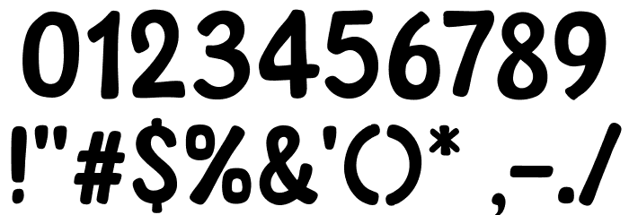 Playgram Font OTHER CHARS