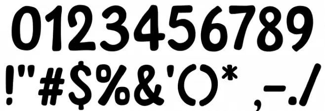 Playgram Font OTHER CHARS