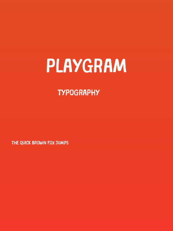 Playgram Poster