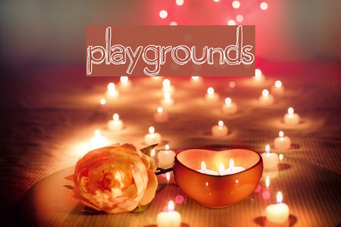 Playgrounds Font examples