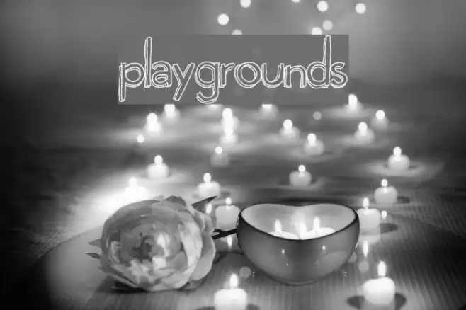 Playgrounds Font examples