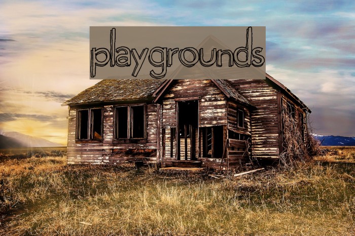 Playgrounds Font examples