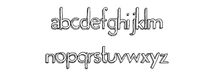 Playgrounds Font LOWERCASE