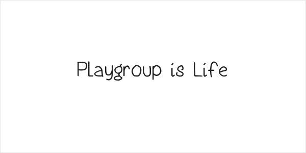Playgroup is Life Logo