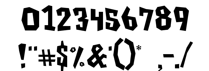 Playhouse Font OTHER CHARS