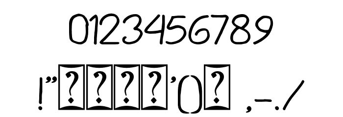 Playing Bumb Font OTHER CHARS
