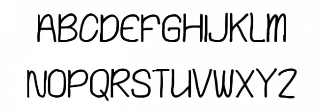 Playing Bumb Schriftart Groß