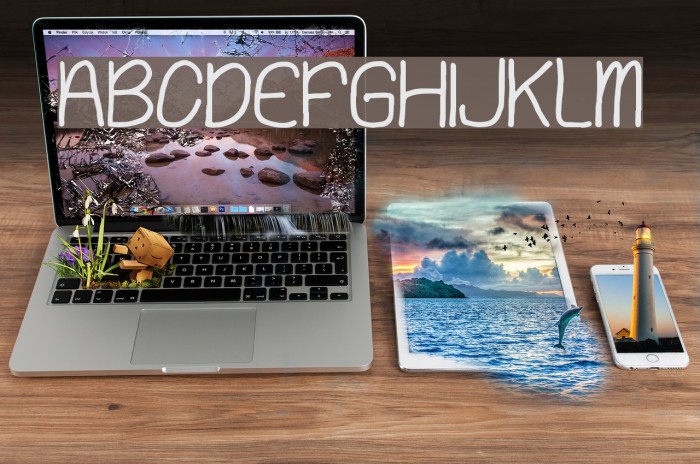 Playing Bumb Шрифта examples