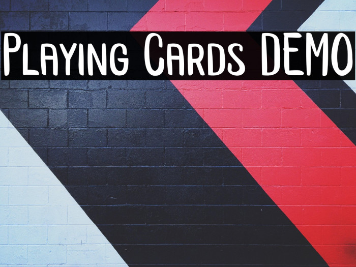 Playing Cards DEMO Example 1