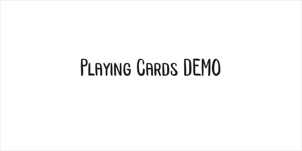 Playing Cards DEMO Logo