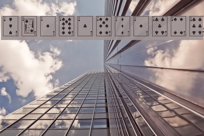 Playing Cards Font examples