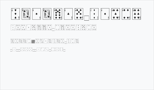 Playing Cards Business Card