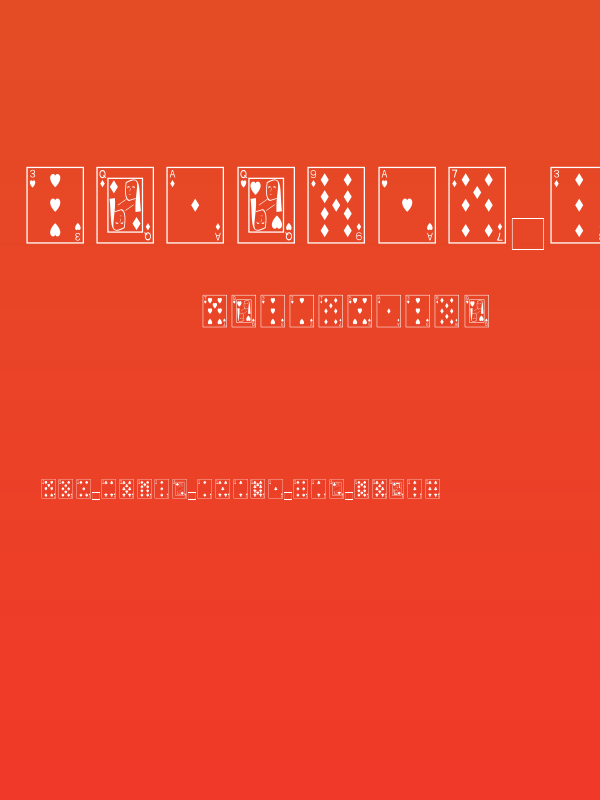 Playing Cards Poster