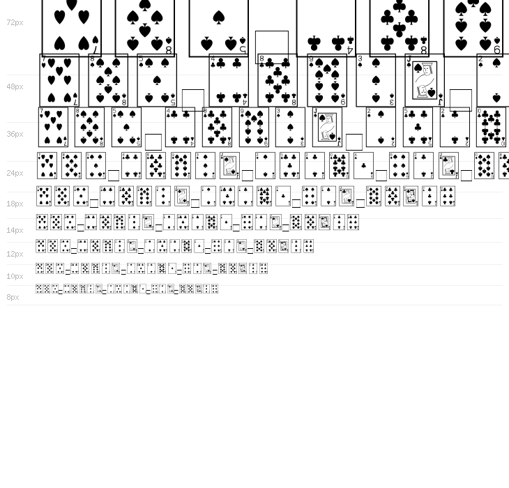 Playing Cards Waterfall