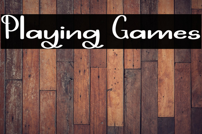 Playing Games Example 3