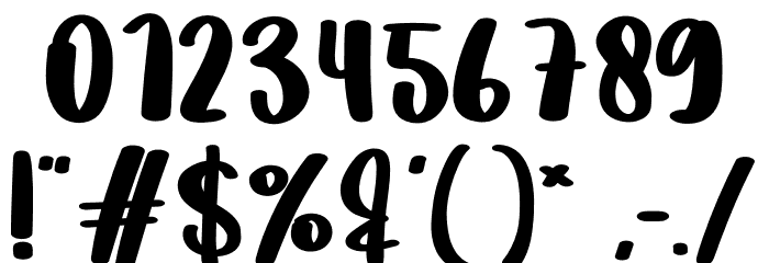 Playing Snow Font OTHER CHARS