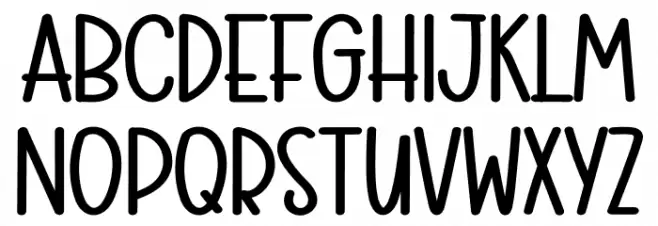 Playing 字体 大写