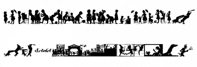 PlayingChildren फ़ॉन्ट लोअरकेस