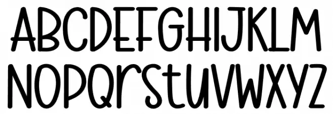 Playing 字体 小写