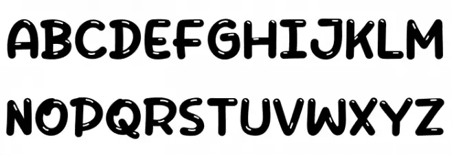 Playkiddo Шрифта ВЕРХНИЙ