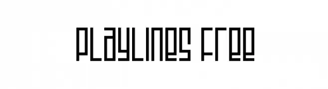 Playlines Free  تنزيل الخطوط